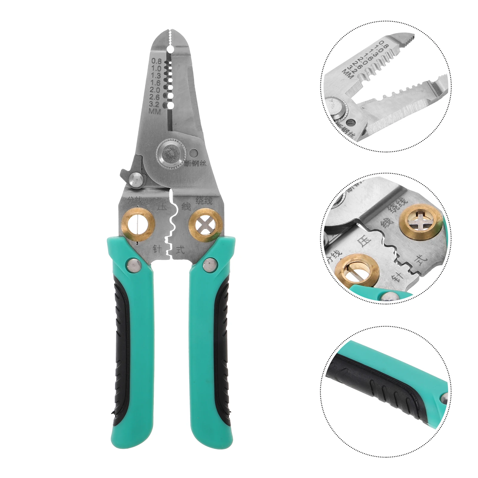 

Multifunctional Wire Stripping Pliers Electrical Disconnect Crimping Tool For Cutting Pulling Soldering Manual Durable