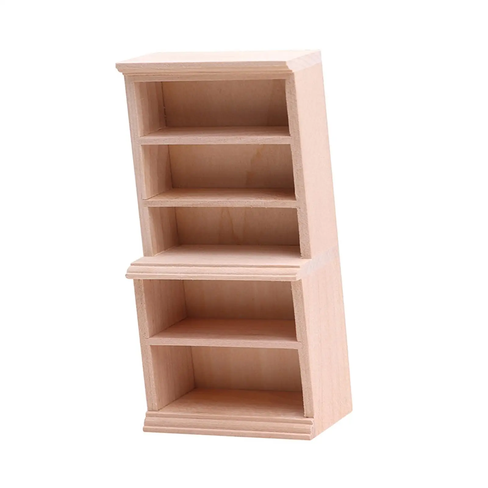 Miniature Wooden Book Shelf Bedroom Living Room Kitchen Micro Landscape Life