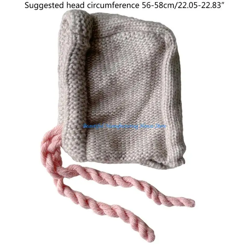 E56A Casual Thicken Ear Protect Hat Windproof Hat for Teen Winter Cycling Skiing