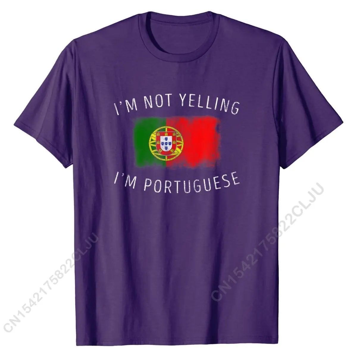 I'm Not Yelling, I'm Portuguese - Funny Portugal Pride T-Shirt Cotton Mens Tops T Shirt Crazy Top T-shirts Group Coupons