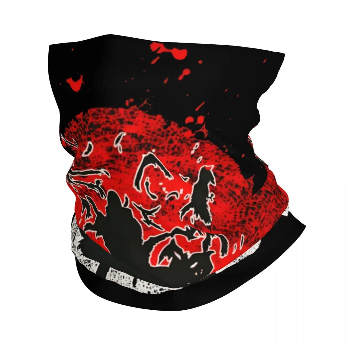 Bandana personalizada N-Narutoes S-Sasukes, polaina para el cuello para senderismo, correr, mujeres, hombres, bufanda envolvente, diadema con estampado de cómic más cálida