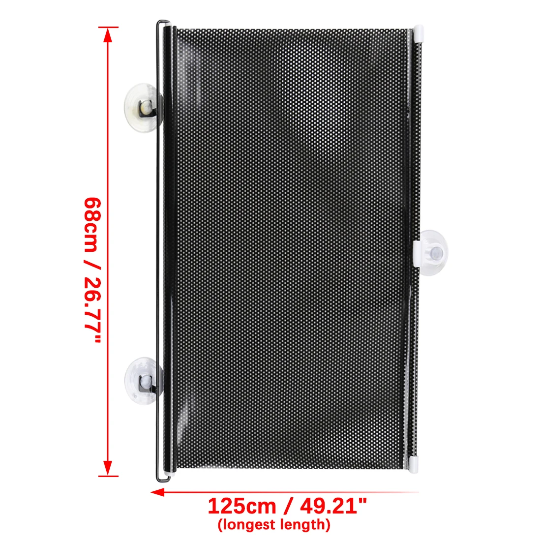 

Uxcell 68X125Cm Roller Car Windshield Window Automatic Retractable Insulation Sunshield