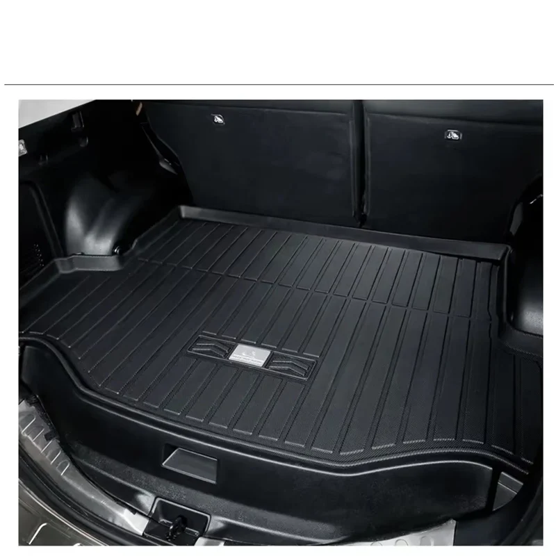 LHD TPE الحصير سيارة فرش داخلي للسيارات والشاحنات لهوندا الطيار اكسسوارات 2023 2024 2025 الخلفية منصات القدم صينية البضائع وسادة صندوق السيارة الأجزاء الداخلية #5