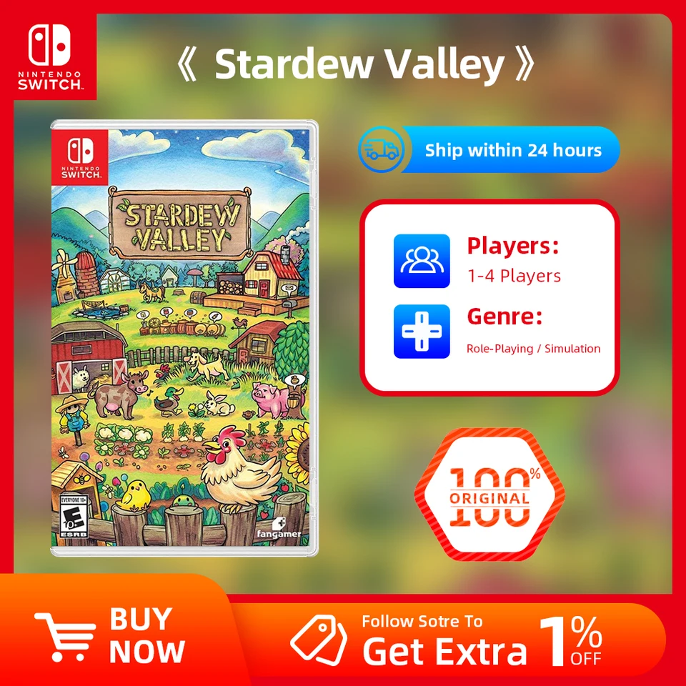 Nintendo Switch oyun fırsatları-Stardew Valley-Switch OLED Lite