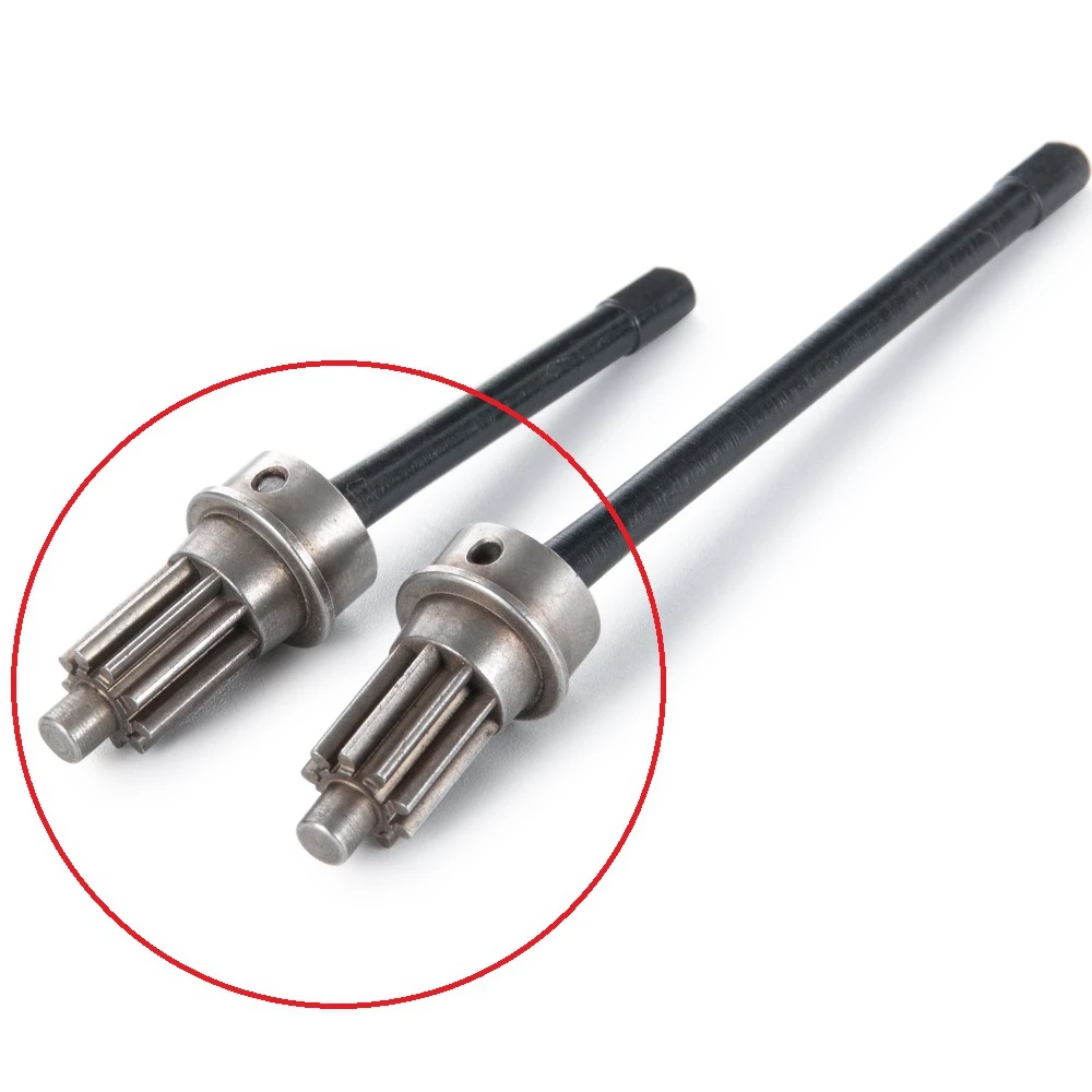 

Y34A 4 шт. Металлический передний и задний портальный приводной вал, набор входных шестерен 8259 8257 для -4 TRX4 1/10 RC Гусеничный автомобиль