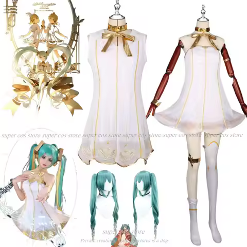 Mikuu Cosplay Anime Mikuu Symphony Cosplay Costume Dress Girl Christmas Roleplay Uniforms Clothes Sets Wig Mikuu Cosplay