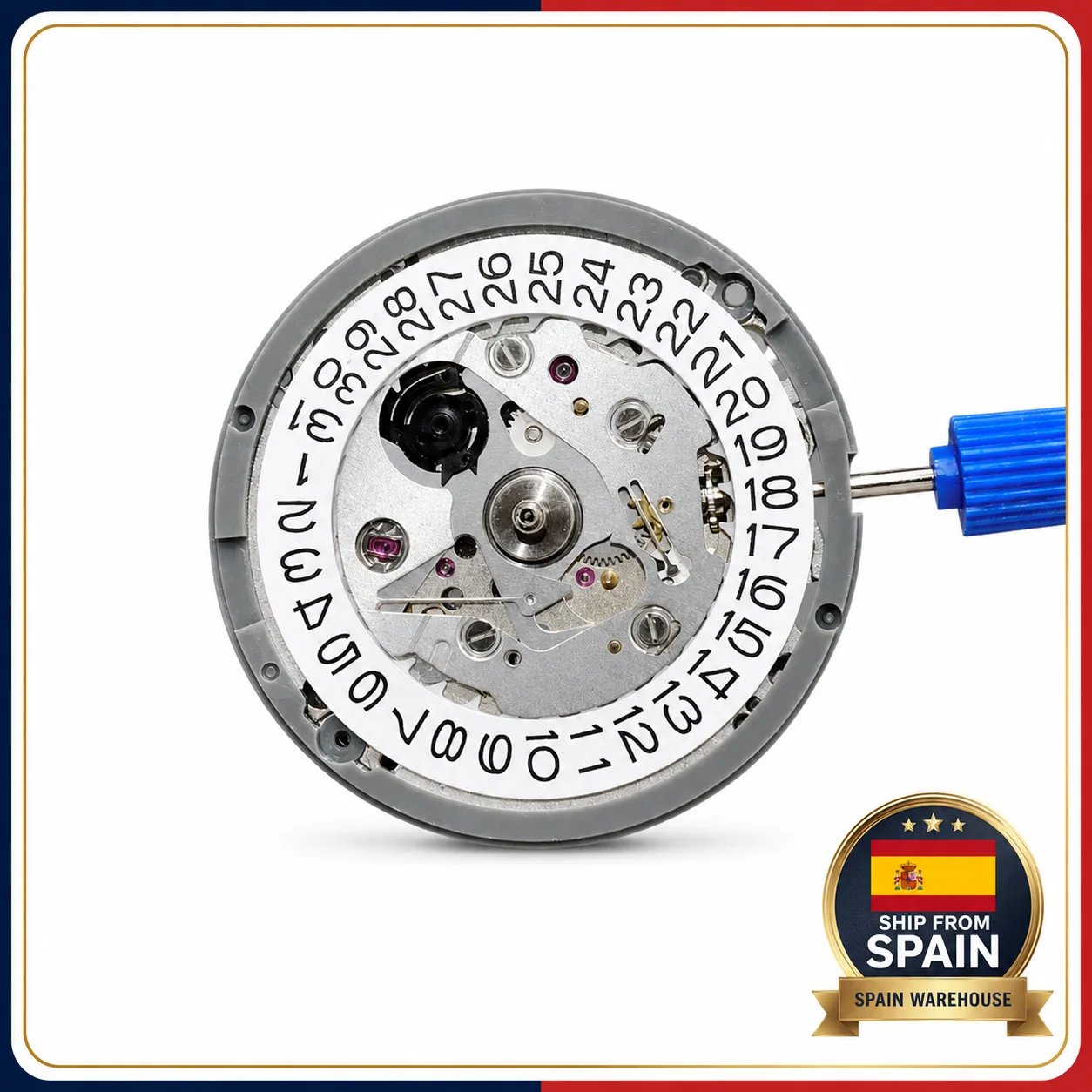 Klassische automatische mechanische Herrenuhr, NH35-Uhrwerk …