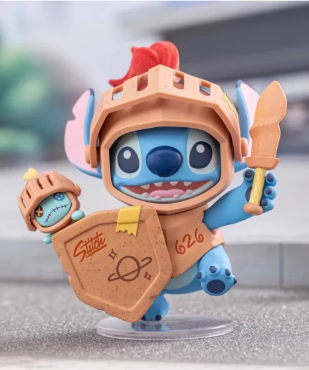New Stitch City Adventure Series Blind Box Figurines Cartoon Character Doll Model Decoration Collection Toys Gift