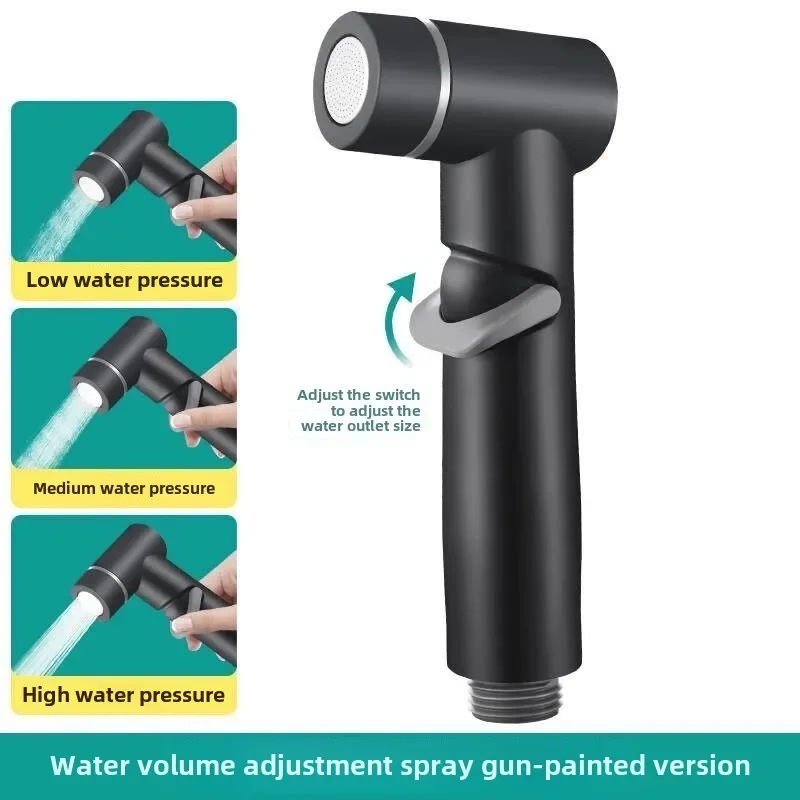 

New press-free toilet spray faucet cleaning, washing machine nozzle, toilet booster flusher, water