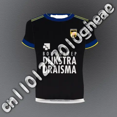 KNVB Beker Football SC Cambuur 축구 대회 저지 반팔 T 셔츠 남성 여성 여름 탑 오버 사이즈 속건성 천