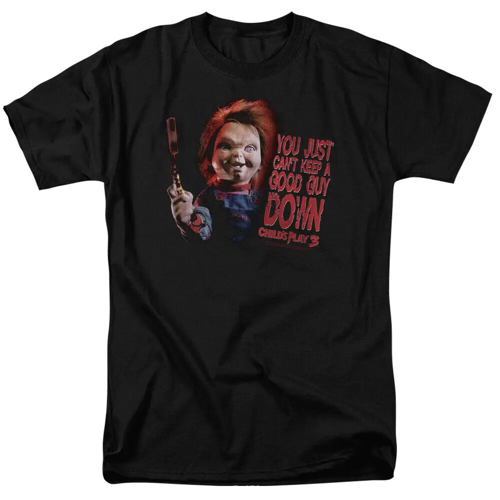 Child's Play 3 Good Guy T Shirt Licensed Horror Movie Retro Classic Tee Black