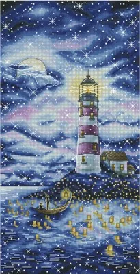 

Lighthouse Cross stich Kits Homfun Craft Cross Stich Painting Decorations For Home