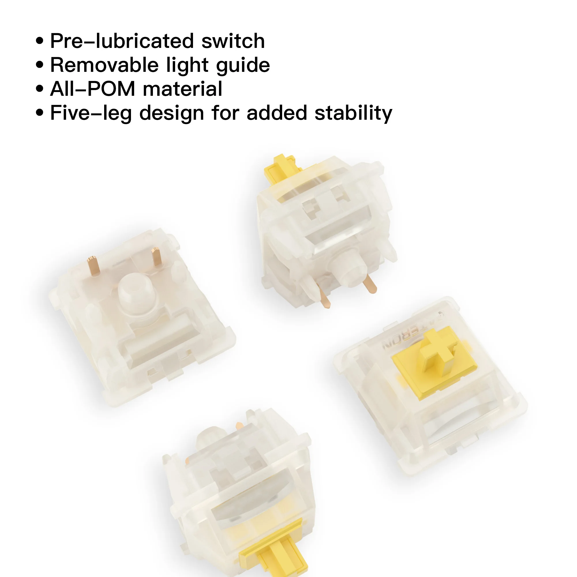 Gateron Milky Yellow Pro V3 Sw - Keyboard Lube Kit avis et prix