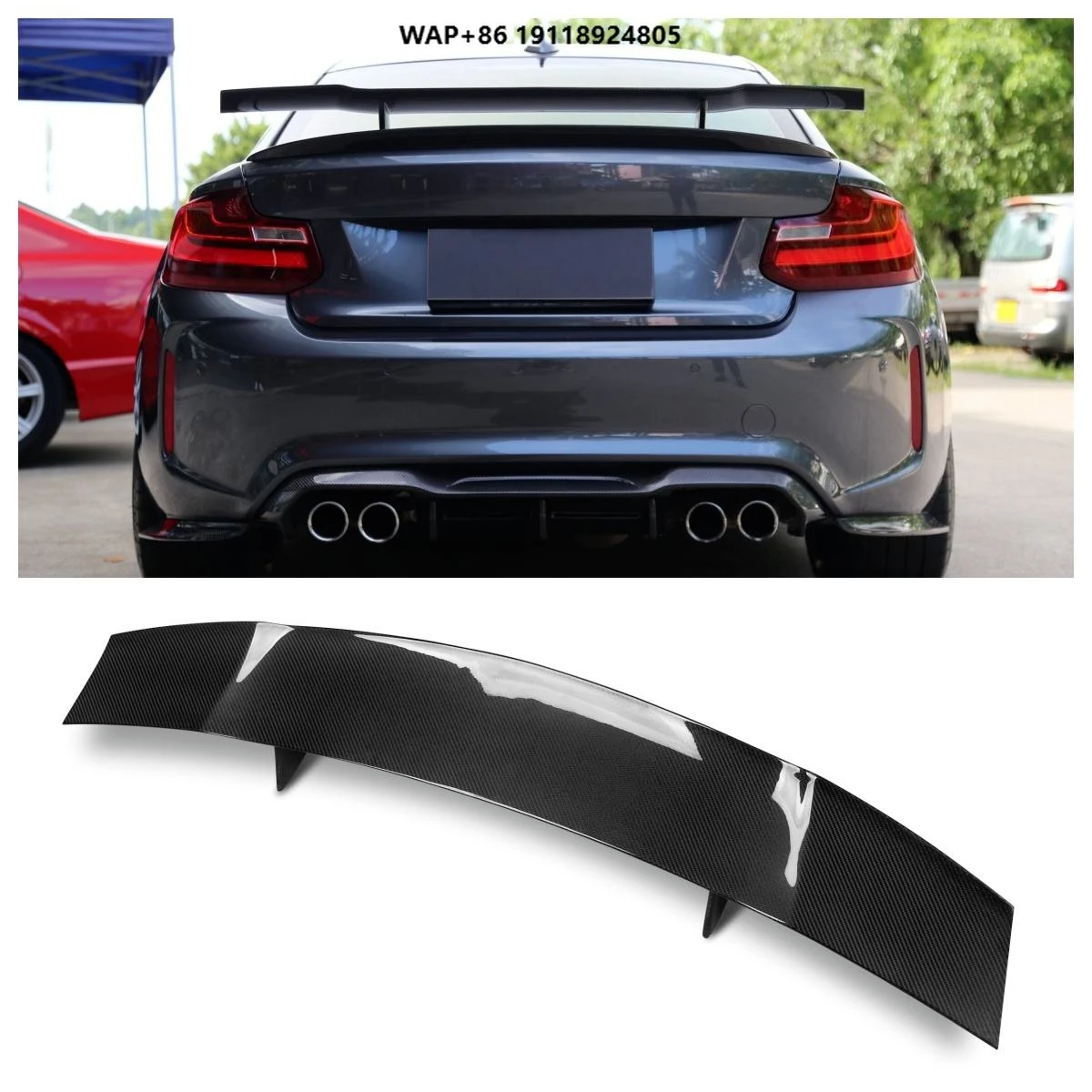 

High Quality M2 M2C Carbon Fiber Wing Suitable for M2 M2C F87 Spoiler