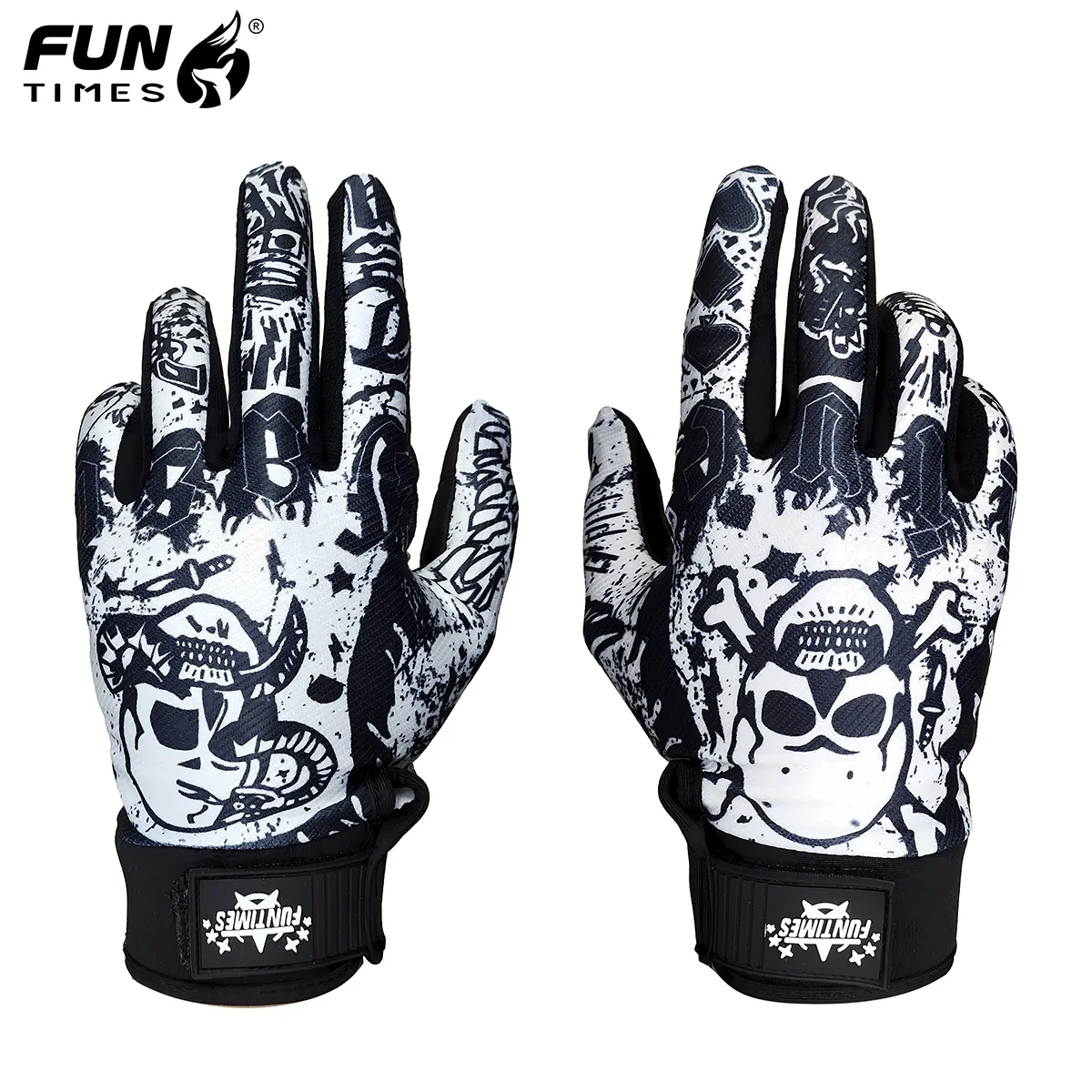 

Мотоциклетные перчатки FUNTIMES с полным пальцем: модный ярко-синий с красными полосками, соединяющий спортивный и модный стиль для мужчин