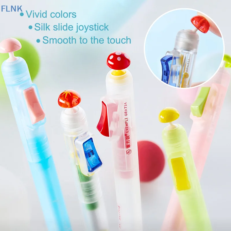 Relax Switch Pen For Exam Prep - Fidget Clicker Gel Pen 0.5mm Smooth Writing, Anti-Anxiety Study Tool For School Students Office