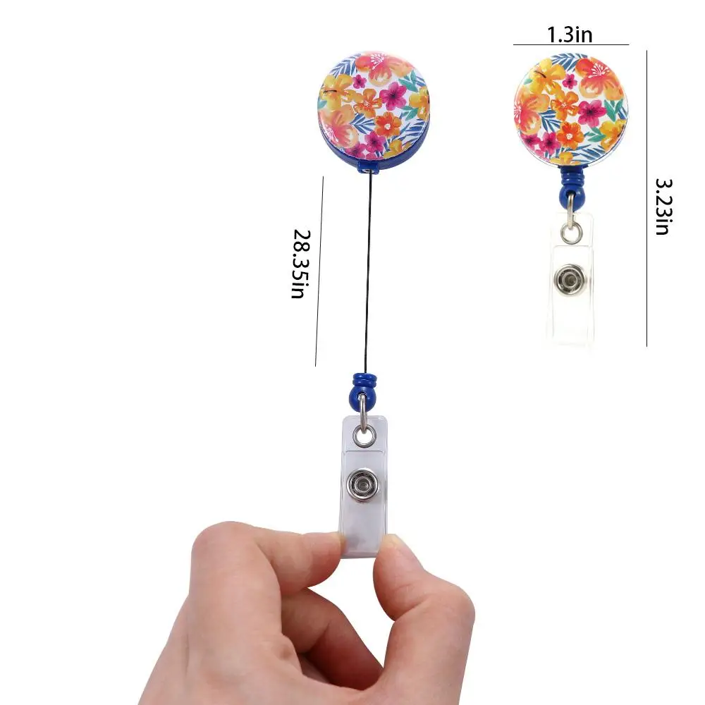 For Hospital 1 Piece Employee Name Name Card ID Card Work Card Clips Badge Reel Nursing Badge Holder Retractable