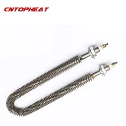 220V 2KW U Type Finned Heating Element Stainless Steel Electric Oven Heater for Load Bank/Incubator