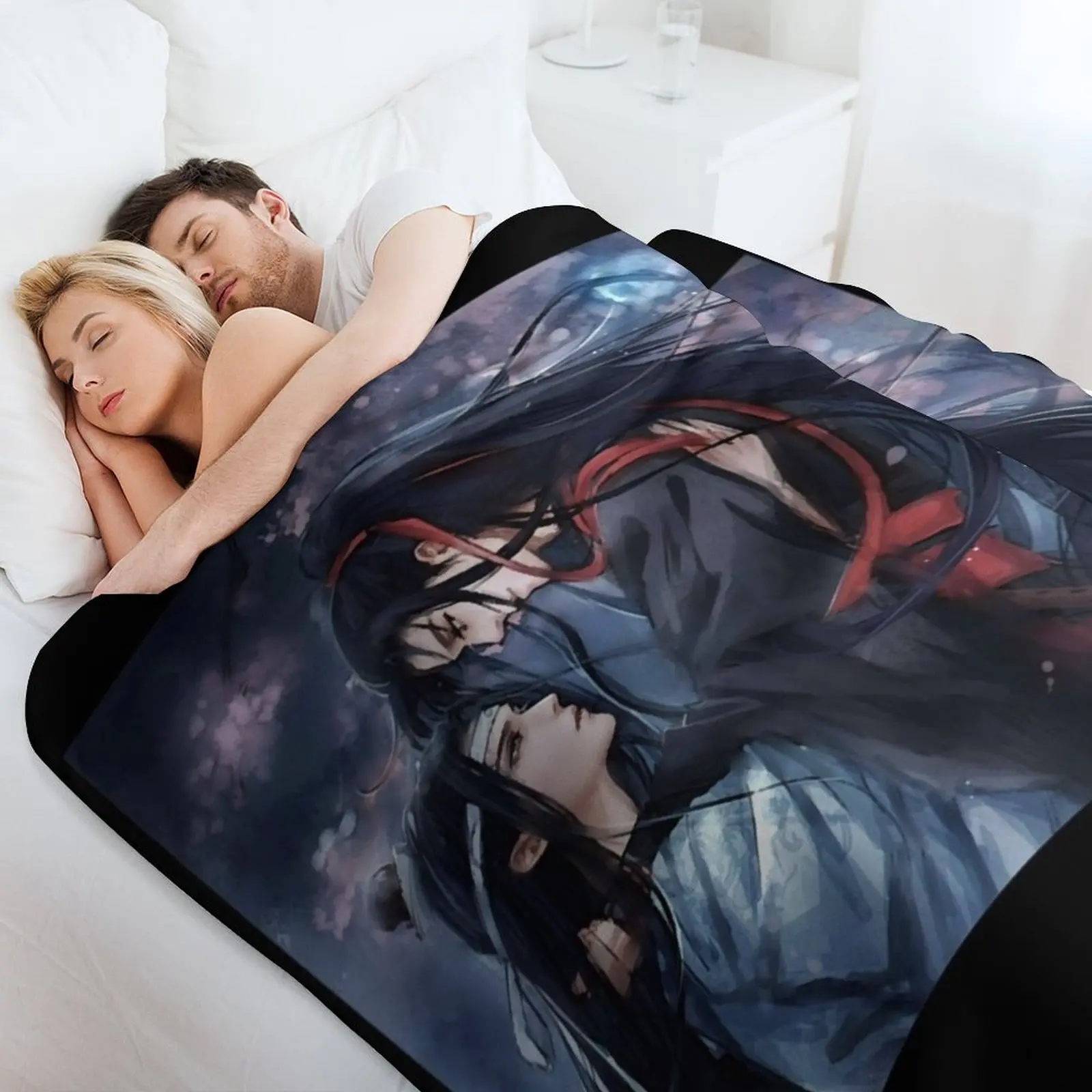 رجل المفضلة مو داو زو شي هدية لعيد ميلاد رمي بطانية Hairys بياضات السرير الفاخرة رشاقته أفكار هدية عيد الحب بطانية