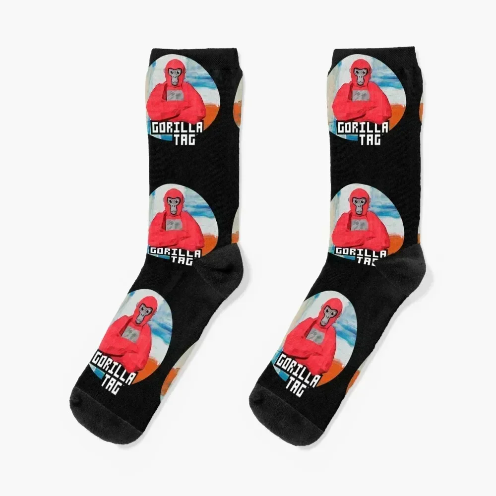 

Gorilla Tag cool red Socks gifts essential heated hip hop Man Socks Women's