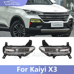 Front Bumper Fog Light For Kaiyi X3 Daytime Running Lamp FX11-4102010-02AA FX11-4102010-01AA