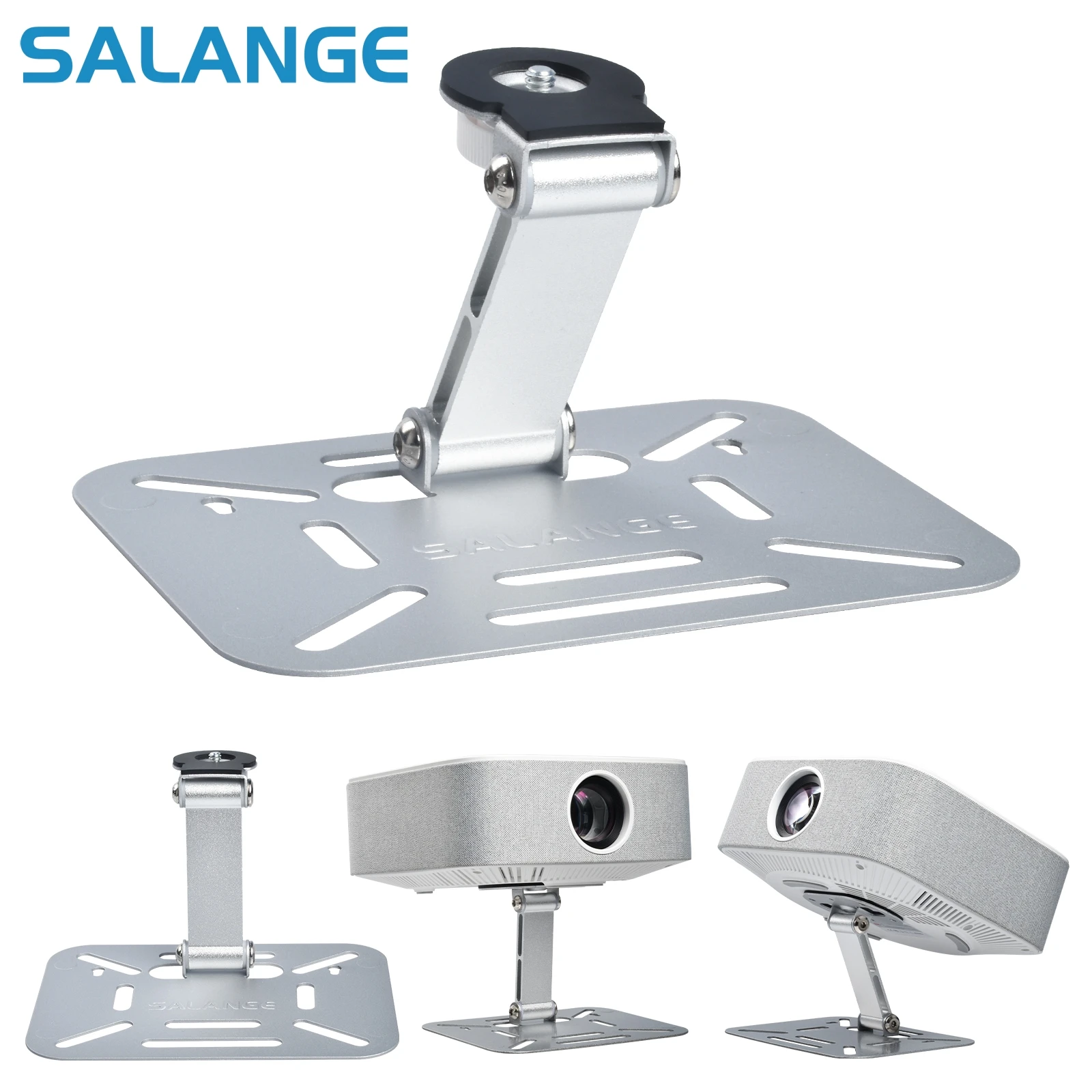 Salange support de projecteur de bureau en aluminium support de plafond robuste bonne qualité bonne courbure support pour projecteur HY350 P28A X7 HY320