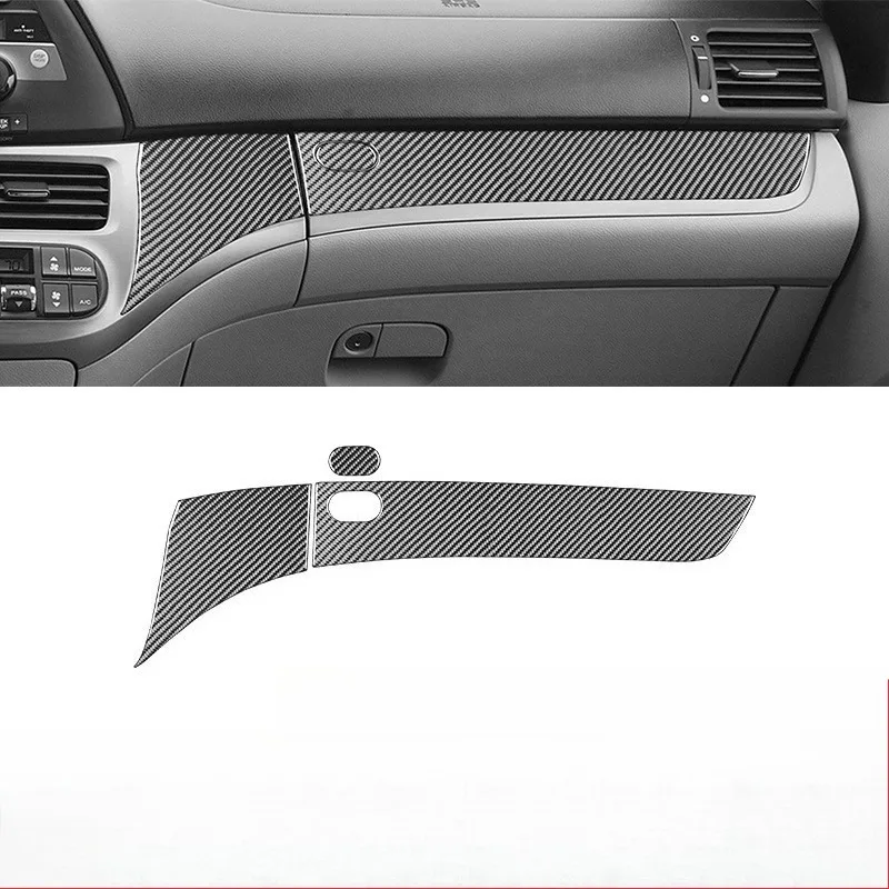 

Qua For A Set Carbon Fiber Trim Cover for Odyssey RL3 2005-2010 Co-Pilot Dashboard Panel Accessories LHD