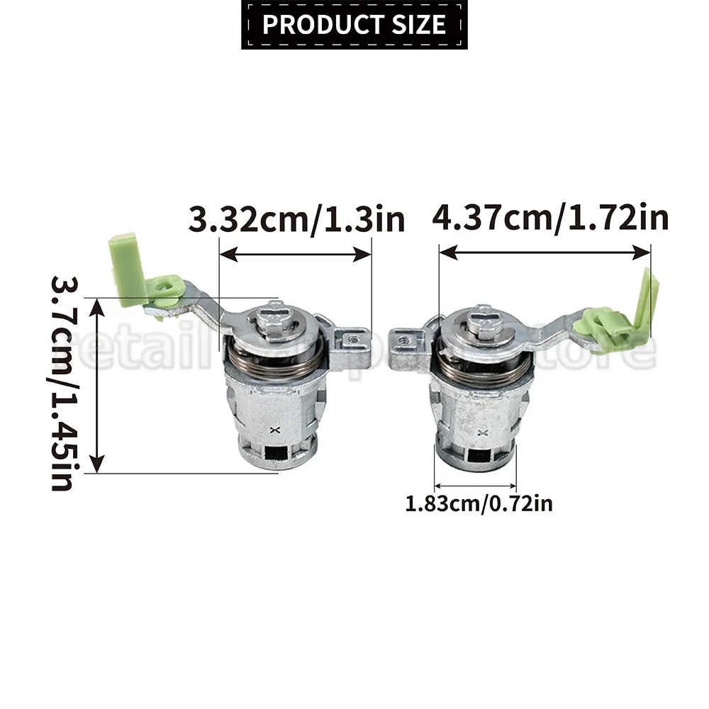 For Honda Civic Element CR-V Odyssey S2000 Door Ignition Cylinder Lock Set 72185S9A013 72185A9A013 Left Right Lock with Keys