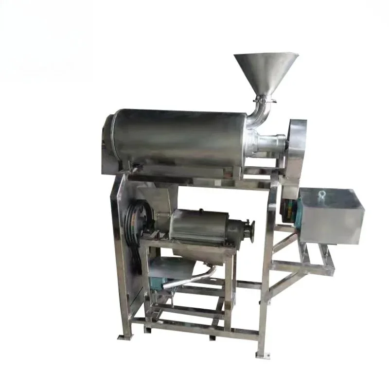 

Spiral crushing juicing pulp and slag juice separator