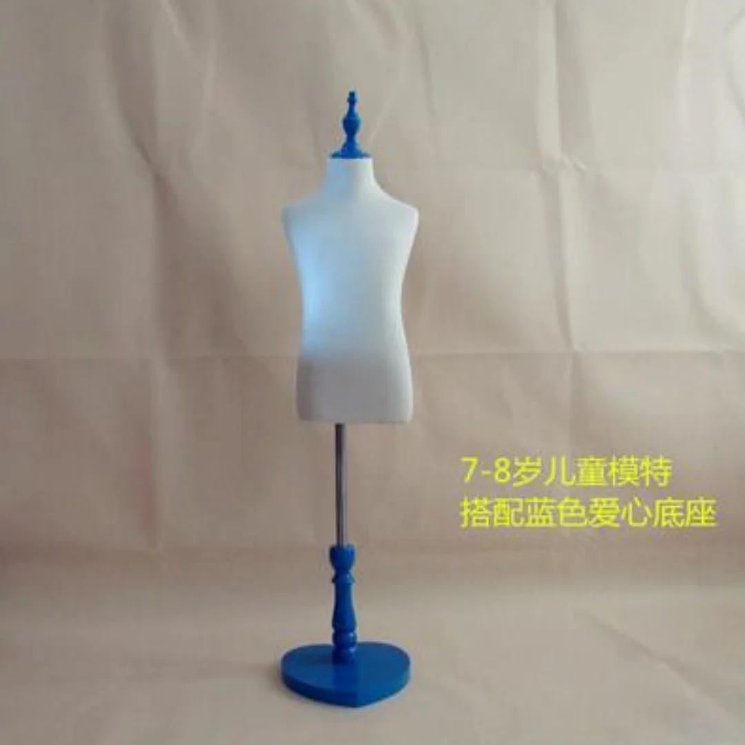 

Plastic Sewing Child Mannequin Body for Clothes Display DIY Busto Dress Form Stand Can Pin 7-8 Year D376 1 Piece