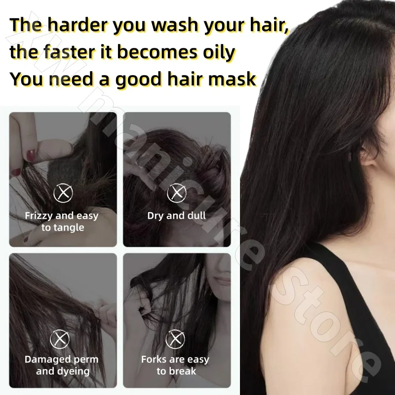 كريم العناية Ruili PPP بيرم وصبغ العناية بإصلاح الشعر الجاف بلسم ناعم وسلس 500 مل للرجال والنساء في المنزل #3