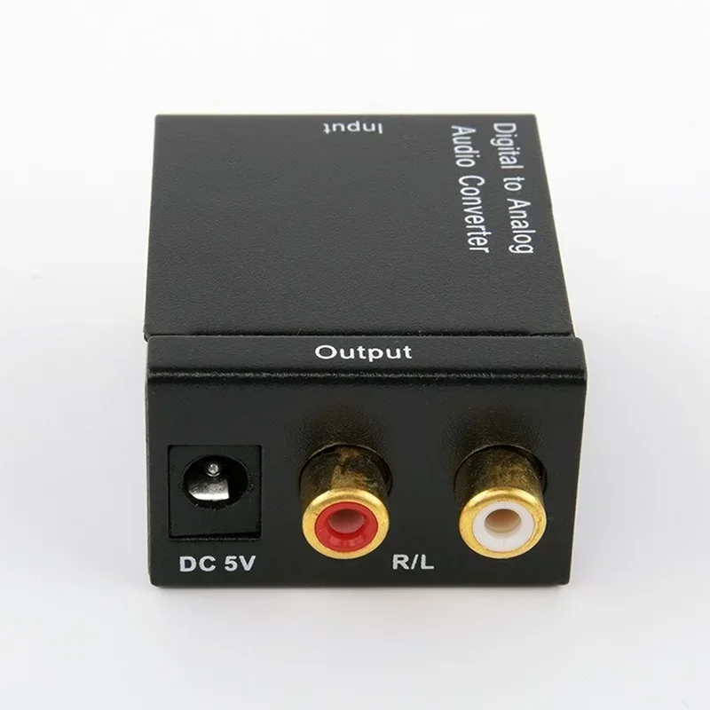 Audio Converter Adapter Amplifier: Digital To Analog, Digital Optical Coax/Coaxial/Toslink To Analog RCA L/R