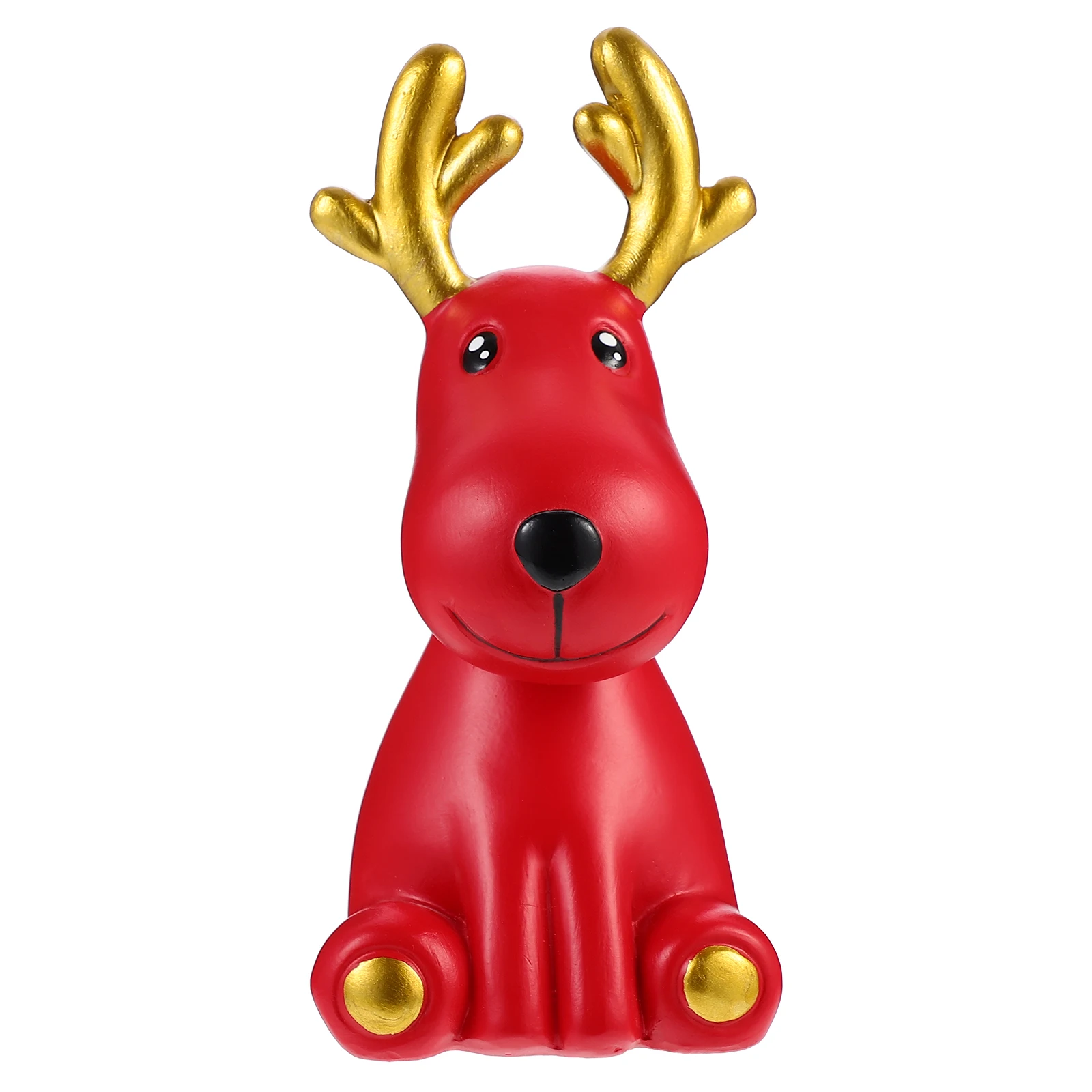 

Creative Deer Eyeglass Holder Glasses Stand Resin Desktop nament Decorative Frame Storage Rack for Home Office Red Natural