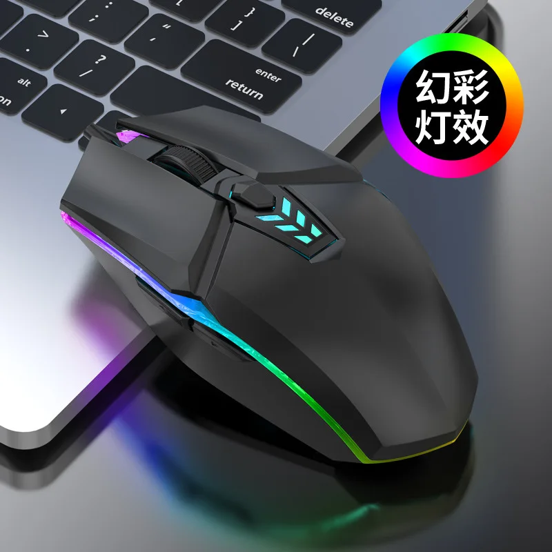 

USB Wired Optical Gaming Mouse Factory Wholesale Silent LED Light Ergonomic Design Mouse for Laptop Desktop Office Computer