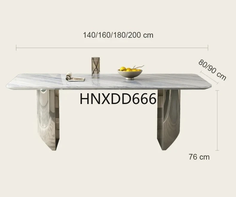 

Simple Retro Pure Natural Luxury Stone Dining Table High-End Italian Light Luxury Suspension Blue Crystal Dining Table
