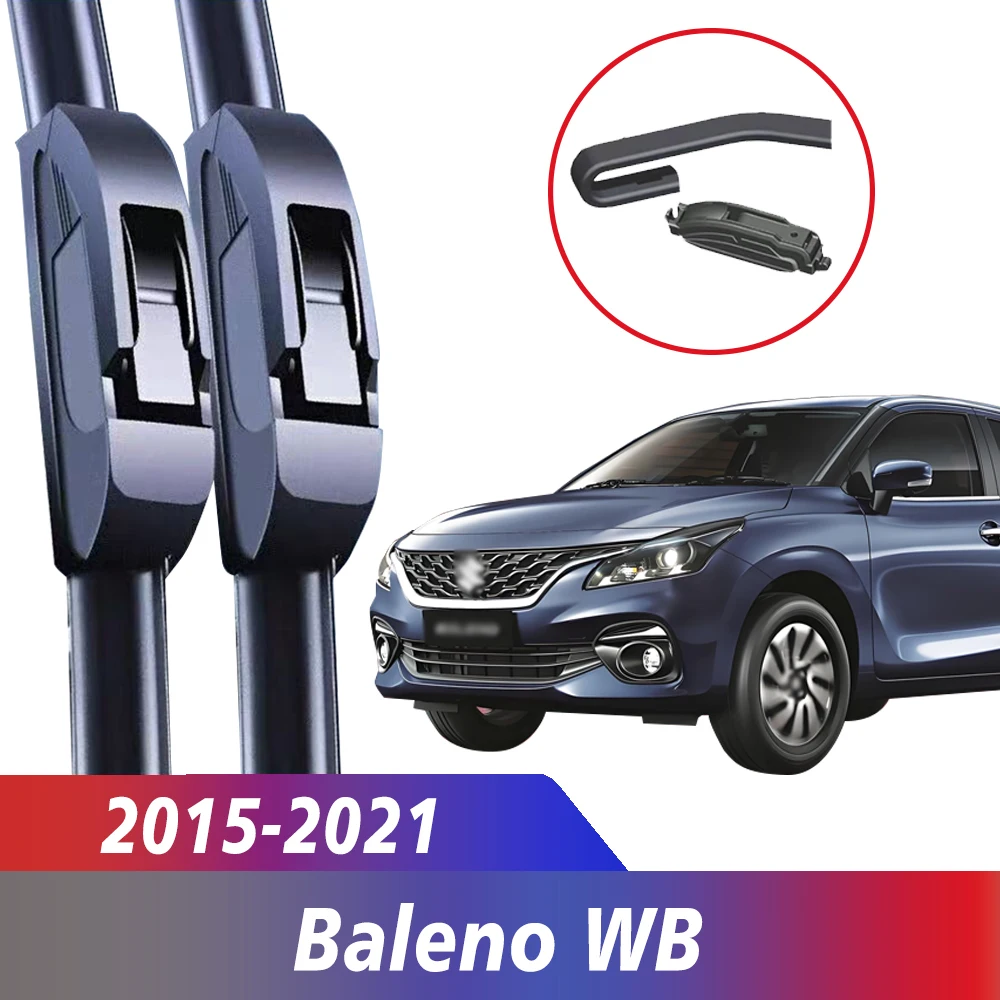Scheibenwischer vorne Wischerblätter für Suzuki Baleno WB 2015–2021 Windschutzscheibe Windschutzscheibe Fensterbürsten 21'' 18'' Zubehör