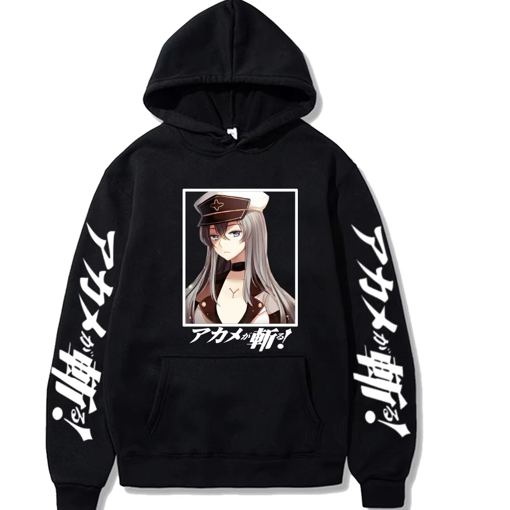 Akame Ga Kill Hoodie Unisex Herren Damen Baumwolle Grafikdruck Langarm Oversized Sweatshirt Retro 2026 Sommer Casual Bestseller