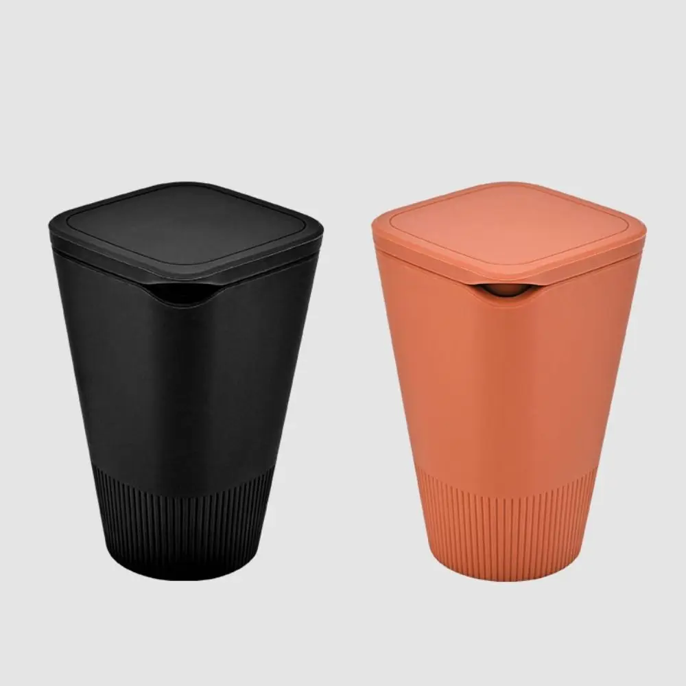 Silicone Material Car Trash Bin Odor-Proof Sealed Design Garbage Cup Hygienic Compact Size In-Car Trash Bin Vehicle Storage