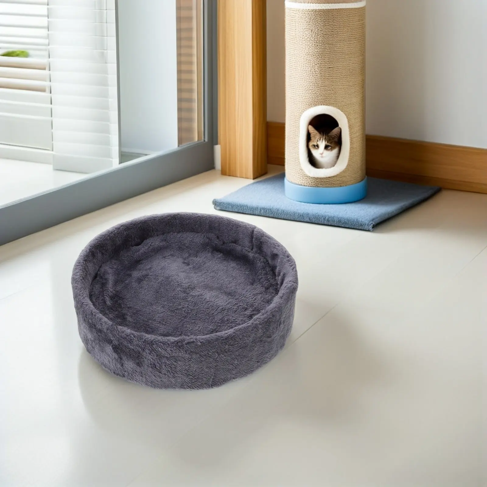 

Cat Hammock Replacement Soft Nest Basket Cushion 11.8x11.8 Cat Tree Tower Accessories Replacement Bed for Indoor Cats Pet