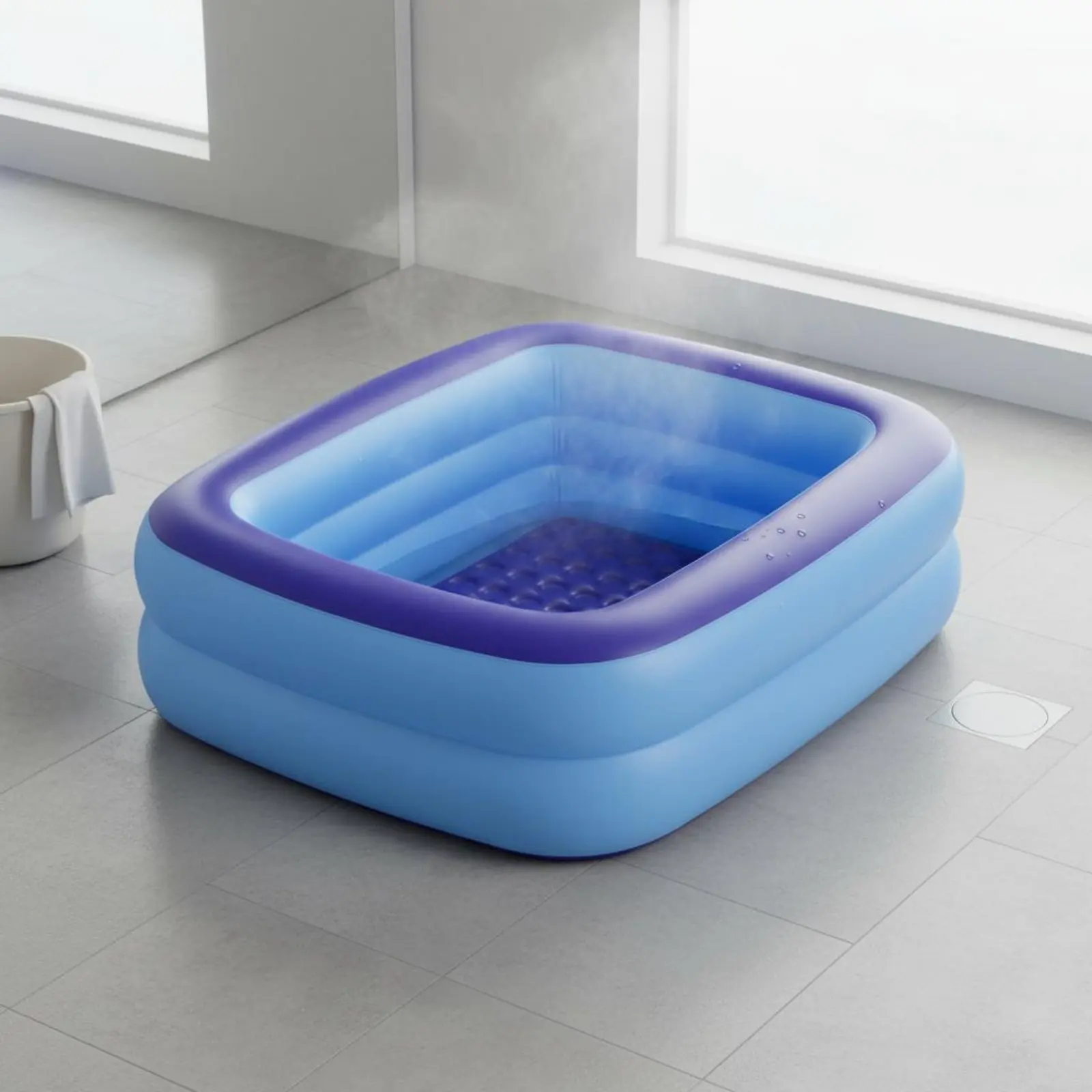 

Inflatable Swimming Pool Large Capacity Inflate Family Pool Inflatable Sphere Play Area Multi-Tier Water Play Equipment