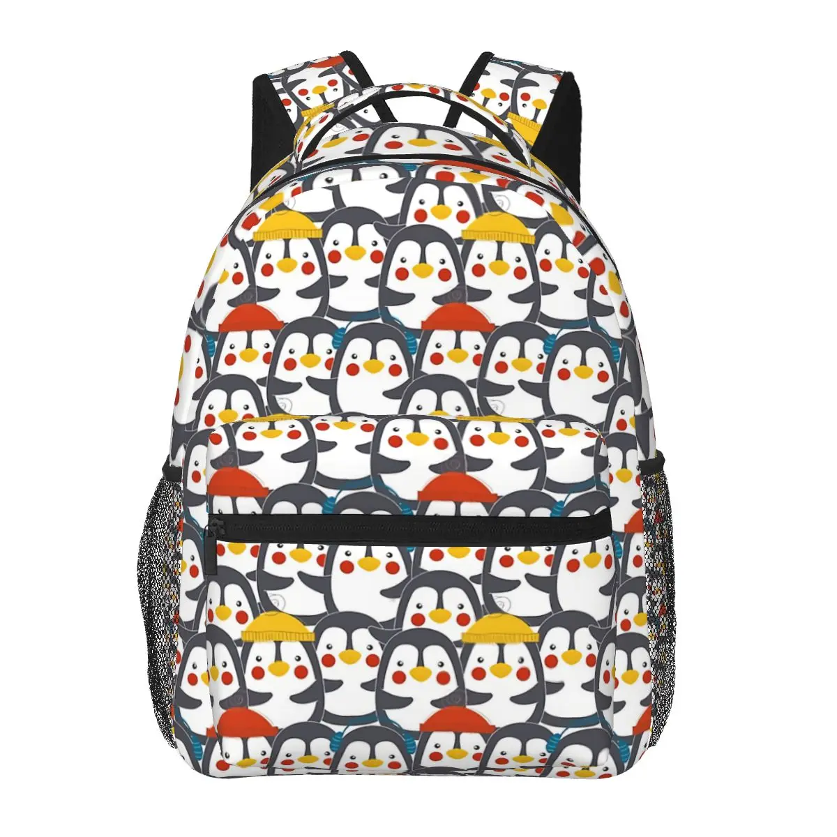 Happy Penguins Backpack for Girls Boys Travel Rucksack Backpacks for Teenage