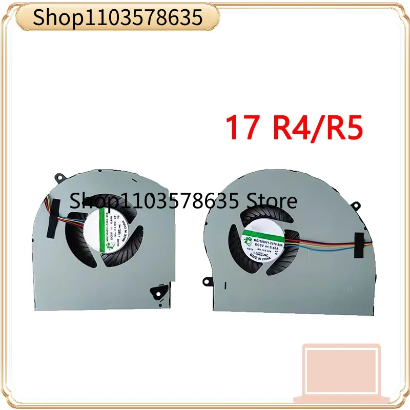 

Вентилятор процессора и графического процессора для ноутбука DELL Alienware 17 R4 17 R5 P31E 17-R4 MG75090V1-C060-S9A MG75090V1-C070-S9A