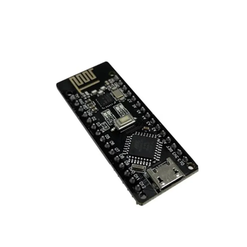 RF-Nano for Arduino Nano V3.0, Micro USB Nano Board ATmega328P QFN32 5V 16M CH340, Integrate NRF24L01+2.4G wireless