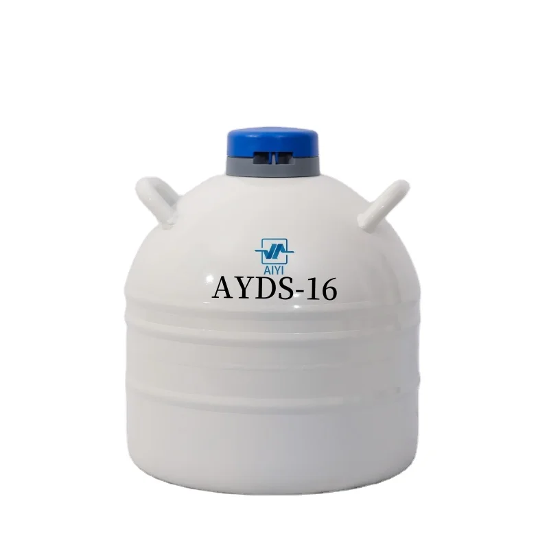 

17 Liter Small Capacity Semen Liquid Nitrogen Container Cryo Can Liquid Nitrogen tank