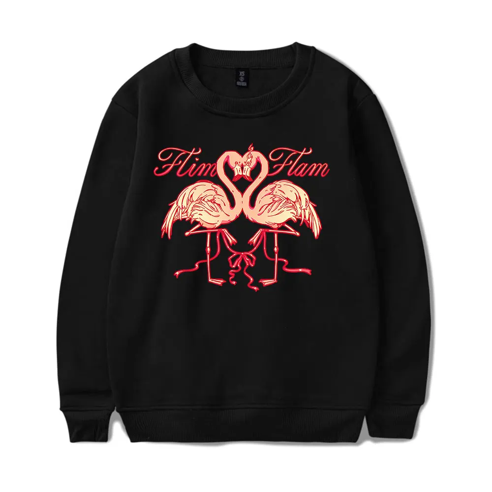 

Flamingo Flim Flam Love Birds Crewneck Sweatshirts New Logo Merch Women Men Fashion Casual Long Sleeve