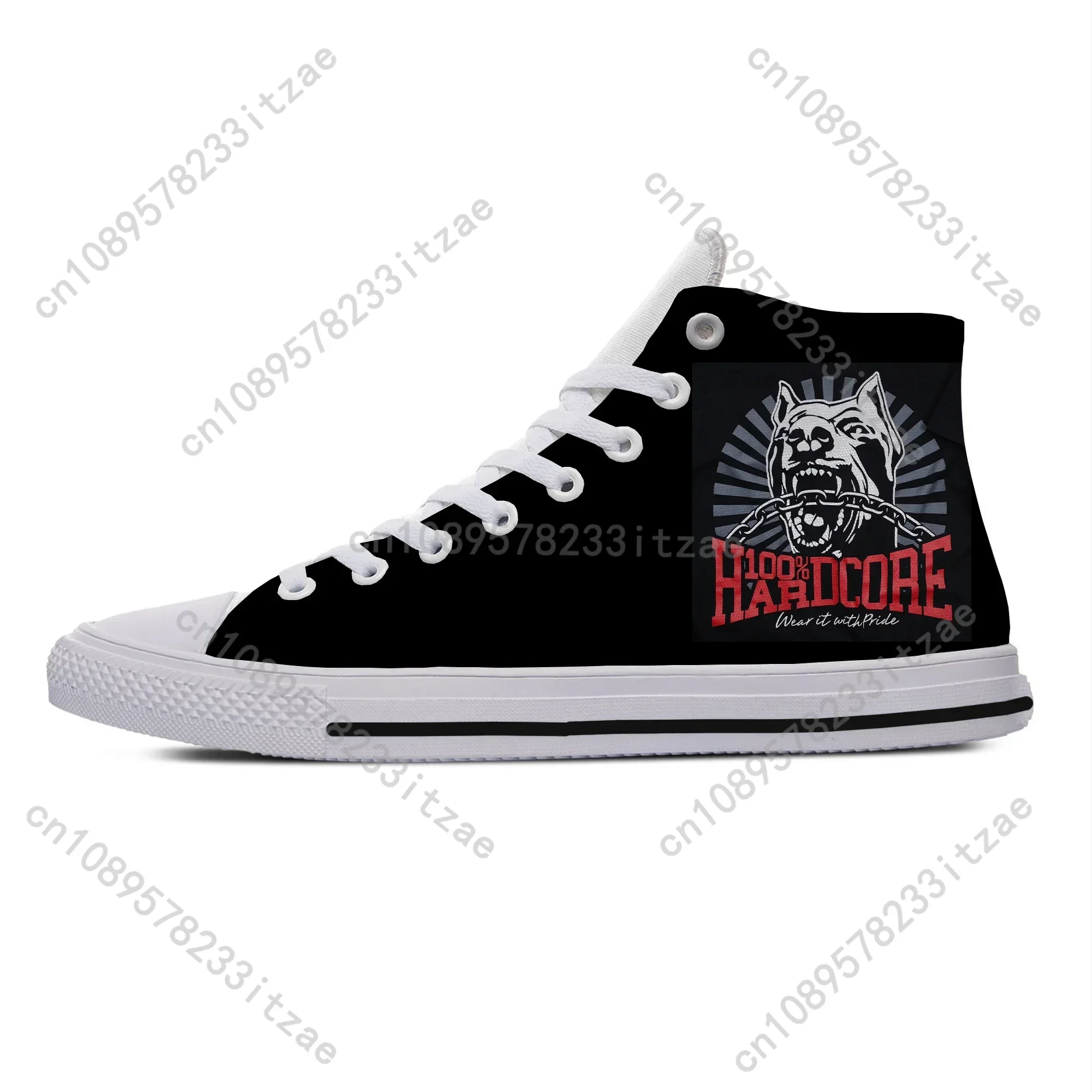 Hot Hardcore Music Masters Novelty Design Harajuku Lightweight High Top Canvas Shoes Men Women Summer Casual Breathable Sneakers