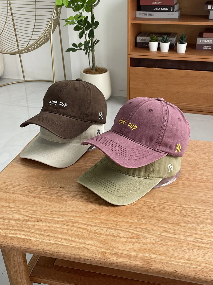 Wide-brimmed face-slimming sun visor baseball cap, outdoor soft and fresh couple's duckbill cap for men