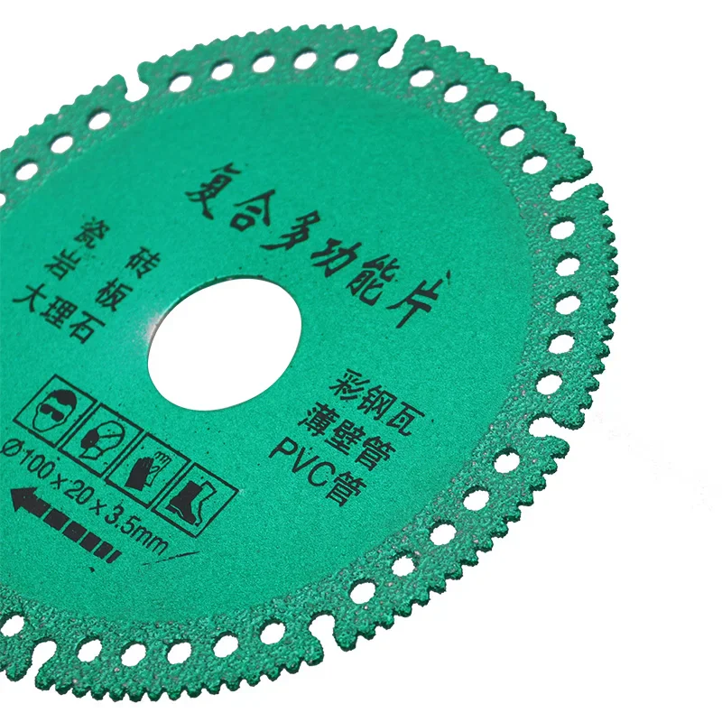 Imagem -03 - Discos de Corte Diamante Saw Blade Metal Brazing Ferro Rebar Angle Grinder Disk Cortar Ferramenta Roda Peça Aço Inoxidável