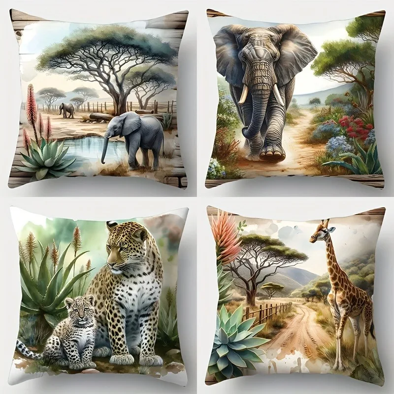 African Forests: Discover the Wild Beauty in Every Cushion Cover