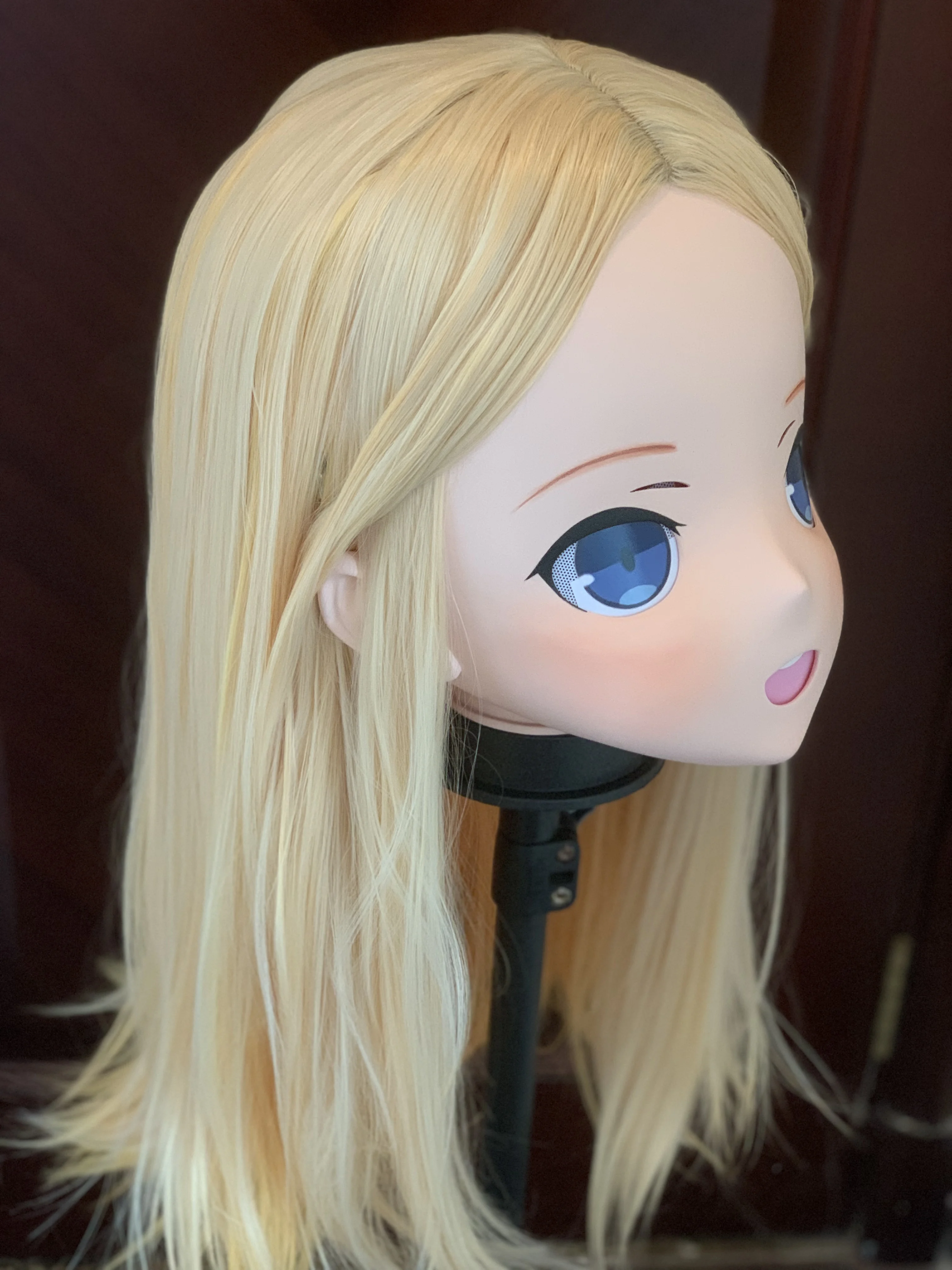 (AL03) Customize Character ‘Abigail’ Female/Girl Resin Half/ Full Head With Lock Cosplay Japanese Anime Game Role Kigurumi Mask